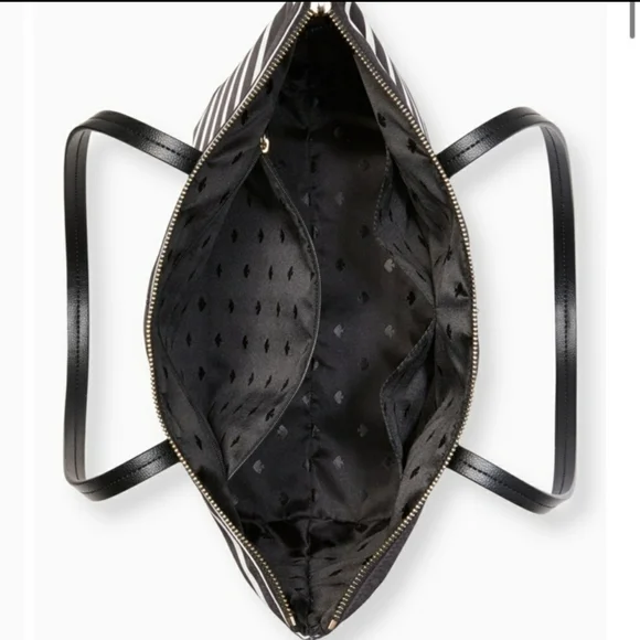 Kate Spade Hayden Sailing Stripe Zip Top tote NWOT - Picture 3 of 5